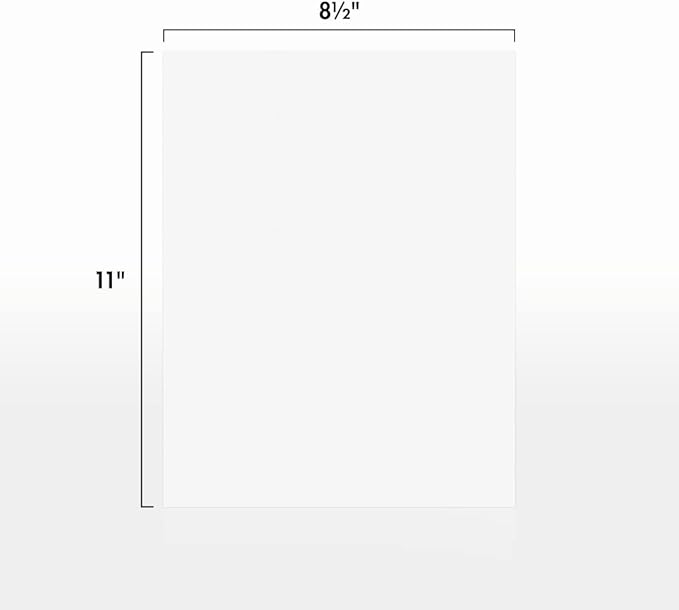 LUXPaper 8.5" x 11" Classic Crest Paper | Letter Size | Brilliant White | 70lb. Text | 250 Qty