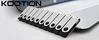 KOOTION 20pcs 4GB USB Flash Drives - 4GB Thumb Drives, Black