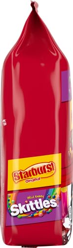 SKITTLES Original, SKITTLES Wild Berry & STARBURST Original and STARBURST FaveReds Fun Size - WRIGLEY'S Assorted Candy Variety Pack - Candy Bulk Individually Wrapped, 20.13oz (Pack of 2)