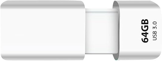 GIGASTONE 64GB Flash Drive, Z60NB USB 3.2 Gen 1, Ultra Fast, Retractable Capless Slider Design, Data Storage, Backup for PC/Mac/TV/Car Audio, USB 2.0/3.0/3.1 Compatible (Random Color)