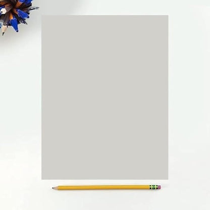 Colored Copy Paper, 20 LB (75 GSM) 8.5 X 11, 500 Sheets (Grey)
