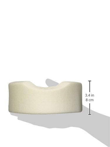 Sammons Preston Universal Contour Cervical Brace,Adjustable Hook and Loop Closure,For Neck Strain,Injury,or Post-Op Surgery,Relieves Neck Pain and Spine Pressure,Cream Color,2” High,(Pack of 2)