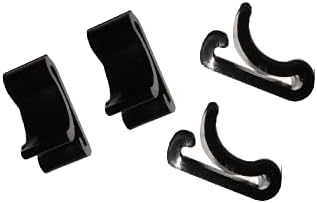 Generic Sign Frame Clips - Easily Secure Real Estate Signs to Angle Iron Frames - Black High Strength Molded Plastic (Package of 50) S945
