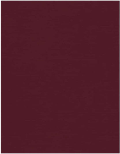 LUXPaper 8.5" x 11" Cardstock | Letter Size | Burgundy Linen | 100lb. Cover (183lb. Text) | 50 Qty
