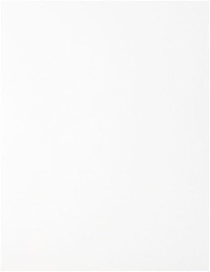 LUXPaper 8.5" x 11" Cardstock | Letter Size | White Linen | 100lb. Cover (183lb. Text) | 50 Qty