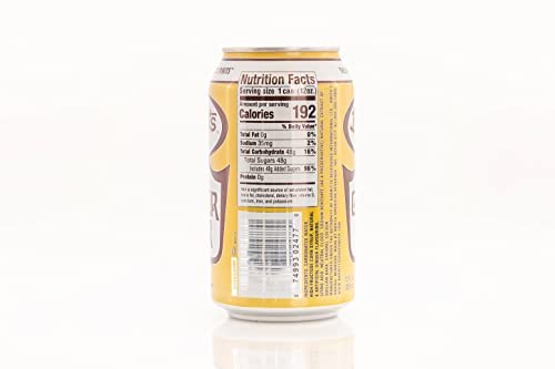 Barritt's Ginger Beer Original Ginger Beer, Non-Alcoholic Soda Cocktail Mixer, 12 fl oz Cans, 24 Pack