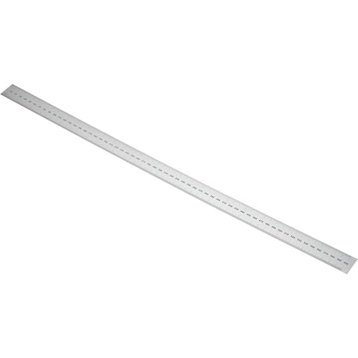 SPI 14-460-0 Rigid Steel Rule: English/Metric Graduation, 1-1/8" Wide x 24 inches (600 mm)