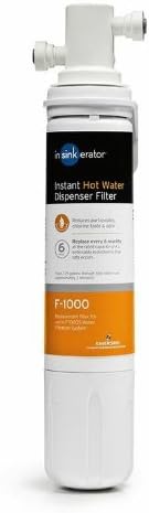 InSinkErator View Instant Hot & Cold Water Dispenser System - Faucet & Tank, Chrome, HC-View-C & F-1000S Standard Under Sink Water Filtration System for Instant Hot and Cold Water Dispenser System
