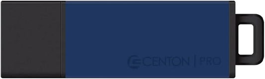 Centon DataStick Pro2 USB 2.0 Flash Drive 2GB x 1, Blue (S1-U2T1-2G)