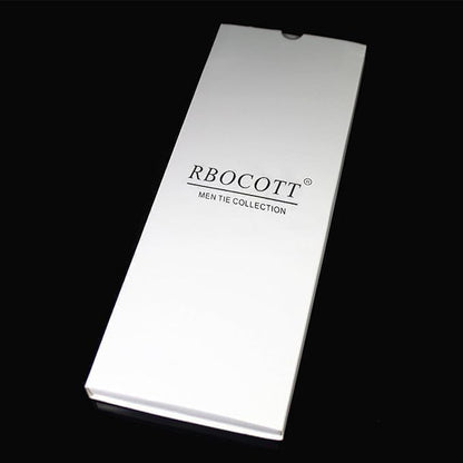 RBOCOTT Solid Color Tie Formal Necktie for Men