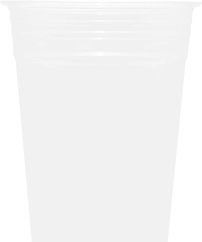 Karat [600 ct] 24oz Plastic Cups, Clear Disposable Cold Cup for Iced Coffee, Smoothies, and More, 98mm (C-KC24)