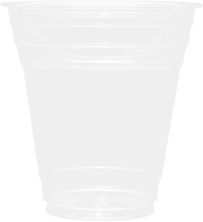 Karat [1,000 ct] 12oz Plastic Cups, Clear Disposable Cold Cups for Iced Coffee, Smoothies, Cocktail, and Water, 98mm