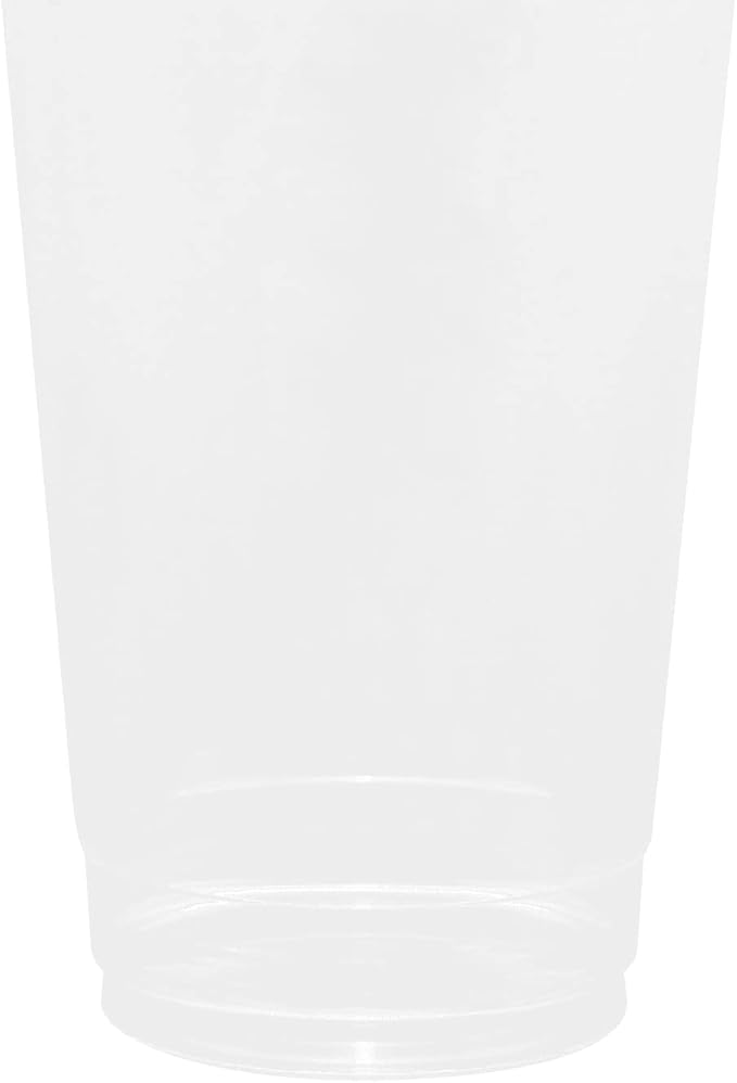 Karat [600 ct] 24oz Plastic Cups, Clear Disposable Cold Cup for Iced Coffee, Smoothies, and More, 98mm (C-KC24)