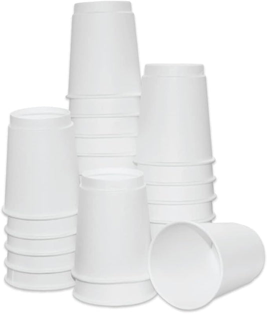 Insulated Paper Cups for Coffee & Tea Made in USA | Recyclable Double Wall Disposable To-Go Cups for Hot Beverages | Sturdy, Food Safe, and Eco-Friendly Hot Cups (8 oz, 500 Count)