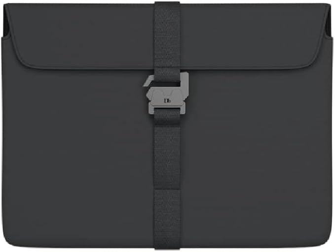 Db Journey The Essential Laptop Sleeve - 13" Protective Nylon Laptop Case for Travel, Lightweight & Durable, Computer Carrying Bag, Compatible with MacBook Pro - Black Out