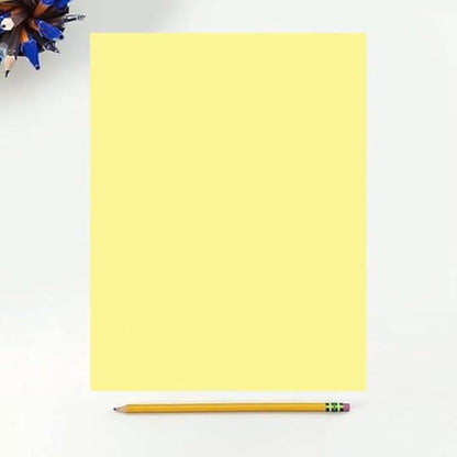Colored Copy Paper, 20 LB (75 GSM) 8.5 X 11, 500 Sheets (Canary)