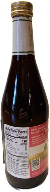 Biotta Organic Apple Beet Ginger Juice - Superfood Blend with Organic Beetroot Juice, Apple, and Ginger Root (16.9 Fl Oz, Pk of 6)