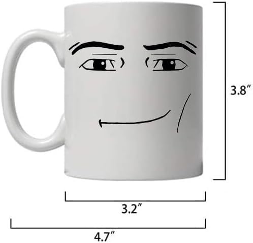 11-Ounce Novelty Face Mug | Funny & Unique Ceramic Coffee Cup for Men - The Perfect Humorous Gift for Birthday, Christmas & Anniversary Tea or Coffee Drinks