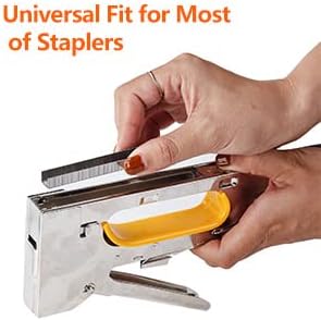 Heavy Duty T50 Staples and 18GA Brad Nails, 2400-Count 6 Sizes Includes: 5/16", 3/8", 1/2", 9/16" T50 Staples and 3/8", 1/2" Brad Nails Assorted, Galvanized