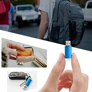 USB 3.0 Flash Drive K&ZZ 5 Pack 64GB Flash Drive 3.0 64 GB Thumb Drives 64G Memory Stick Data Drive Flash Stick U Disk, Multicolored