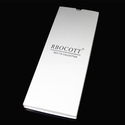 RBOCOTT 2.4" Solid Color Skinny Tie for Men Slim Necktie(6cm)