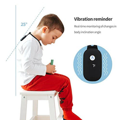 Intelligent Posture Corrector and Trainer for Back, Neck Hump Corrector, Hanging Necks Trainer Rechargeable Silicone Automatic Induction Smart Posture Corrector for Necks Back Brace