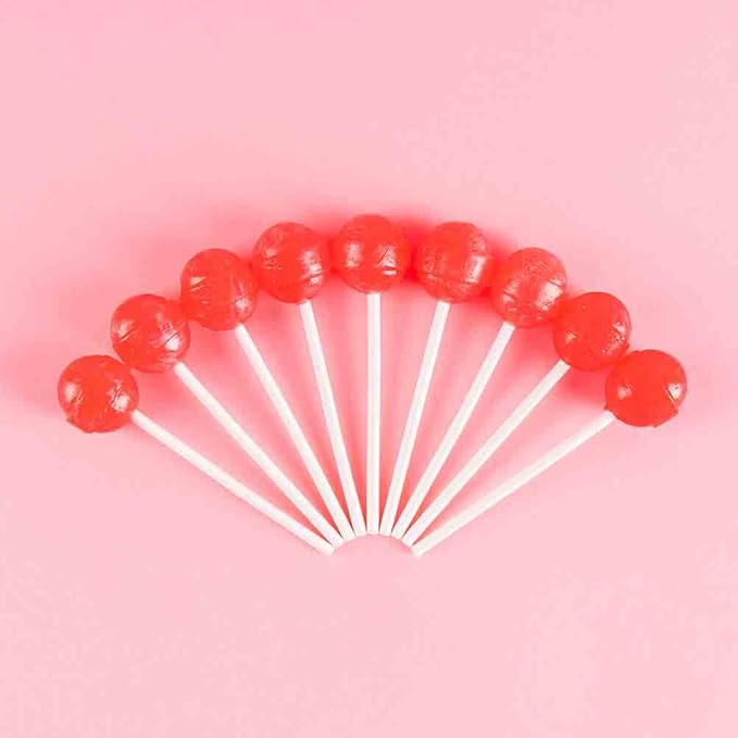 Dum Dums Watermelon Lollipops - Bulk Candy Box with Lollipops Individually Wrapped, Single Flavor Gourmet Suckers - 50 Count