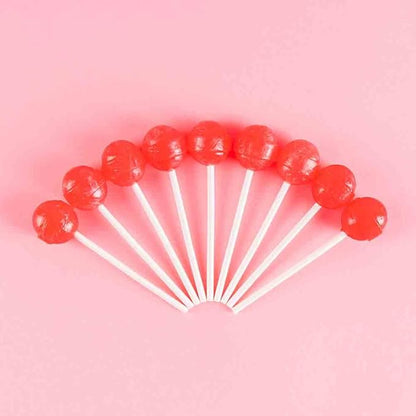 Dum Dums Watermelon Lollipops - Bulk Candy Box with Lollipops Individually Wrapped, Single Flavor Gourmet Suckers - 50 Count