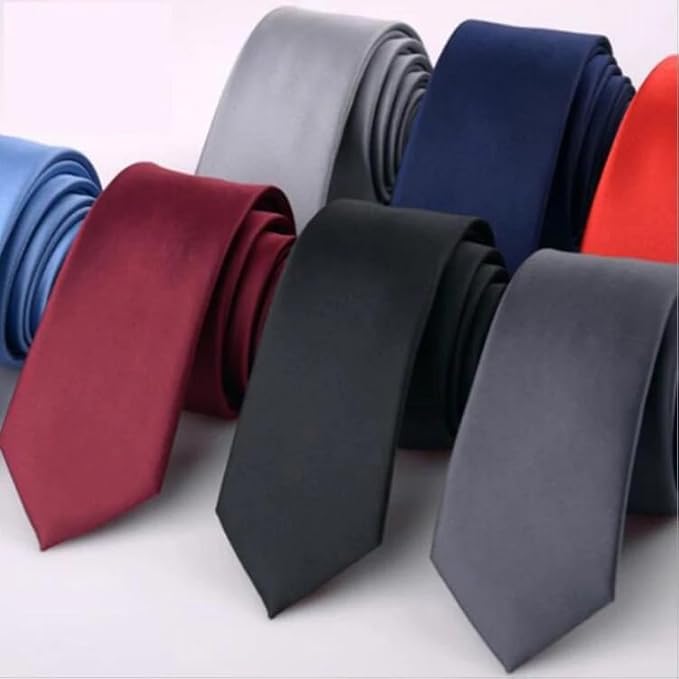 Dibi Solid Color Ties for Men, Formal Mens Ties, Neck Tie, Classic Tie for Boys Women Teens, Wedding Business Costume Necktie