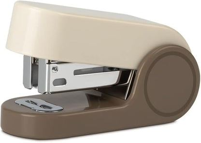 Brown Color Mini Stapler with 830 Staples,20 Sheet Office Desktop Stapler,Small Cute Compact Travel Size Stapler for Students & Office (Brown)