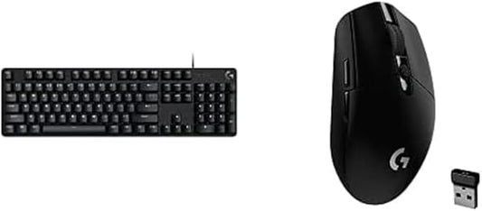Logitech G413 SE Full-Size Mechanical Gaming Keyboard + G305 Lightspeed Wireless Gaming Mouse - Black