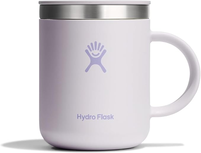 Hydro Flask Coffee Mug – Insulated Stainless Steel, Non Spill, Leak Resistant Travel Mug 12 Oz Cloud Pink