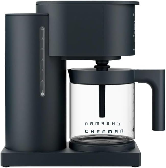 Chefmans Caffeinator Drip 14-Cup Programmable Coffee-Maker, Automatic Coffee Machine with Blooming Cycle, Wide Showerhead, Bold Brew Strength, Espresso machine for Home Large Drip Coffee Maker