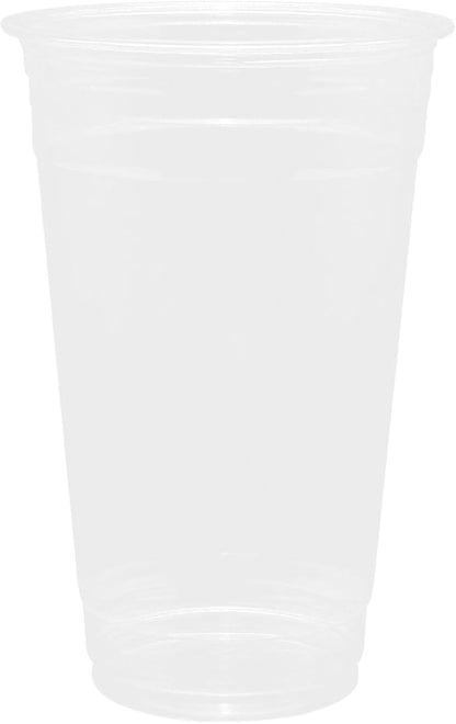 Karat [600 ct] 24oz Plastic Cups, Clear Disposable Cold Cup for Iced Coffee, Smoothies, and More, 98mm (C-KC24)
