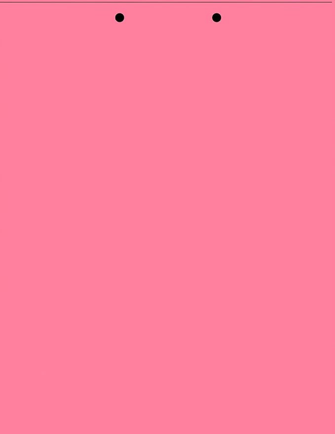 Limited Papers(TM) Writing Copy and Printing Paper, 8.5" x 11", 2 Hole Top-Punched, 20 Pound Text, 500 Sheets Per Ream. (5000, Cherry)