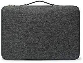 Kinmac 360° Protective Laptop Sleeve Case Bag Cover with Handle for MacBook Air 15 inch, and 15 inch-15.6 inch HP,Lenovo,Dell,ASUS,Acer Notebook Computer (Black)