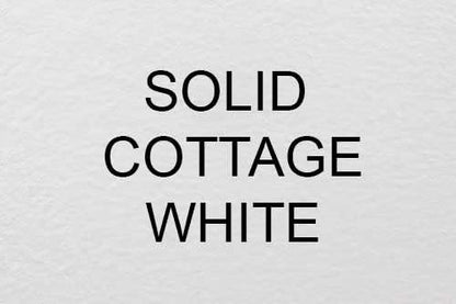 Small Open Shelf Bookcase (Solid - Cottage White)