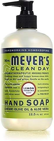 Mrs. MEYER'S CLEAN DAY Liquid Hand Soap 3 Scent Variety Pack, Lemon Verbena, Lavender, Basil 3 CT (Variety Pack)
