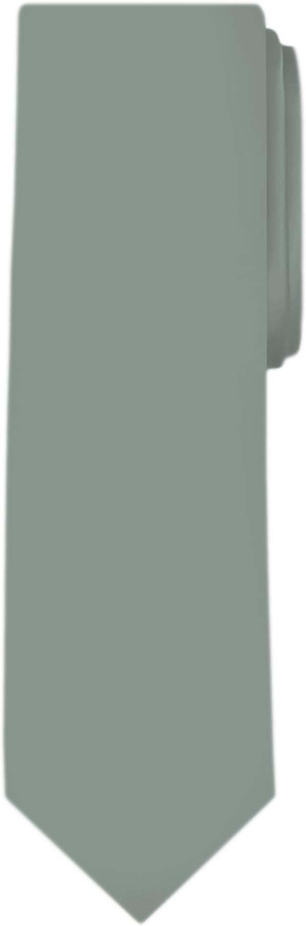 Jacob Alexander Solid Color Mens Tie - Soft-lined Necktie - Timeless Formal Look for Weddings and Business - (Regular Size)