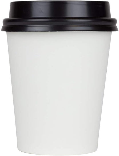Karat 6 oz Paper Coffee Cup [1,000 ct] White Small Disposable Cup for Hot/ Cold Drinks and Beverages (C-K506W)