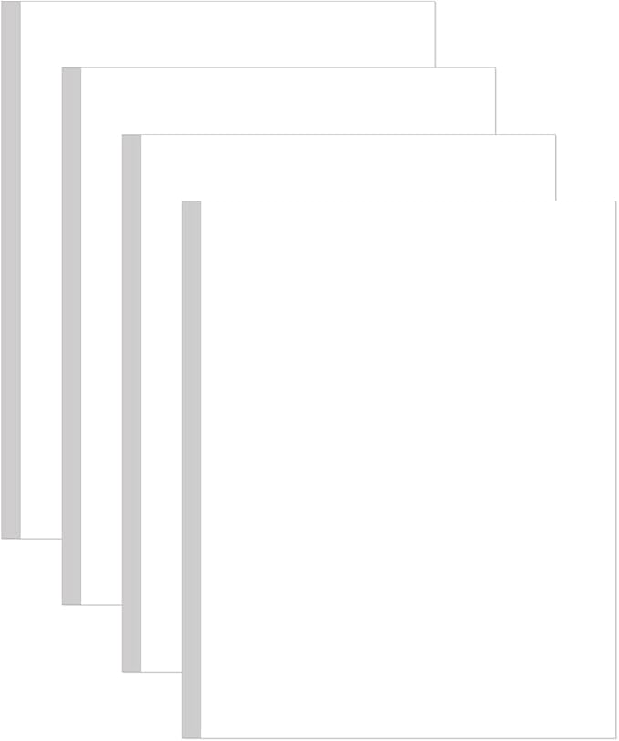 (4-Pack) 8.5" x 11" White Cardstock Paper, 65lb Thick Cover Stock Paper, 200 Sheets Legal Cardstock Printer Paper for Arts and Crafts, Office Printing, Posters