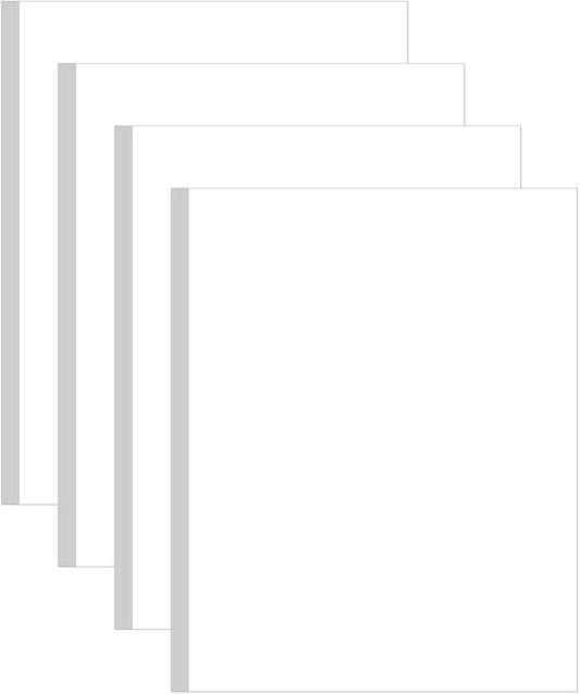 (4-Pack) 8.5" x 11" White Cardstock Paper, 65lb Thick Cover Stock Paper, 200 Sheets Legal Cardstock Printer Paper for Arts and Crafts, Office Printing, Posters