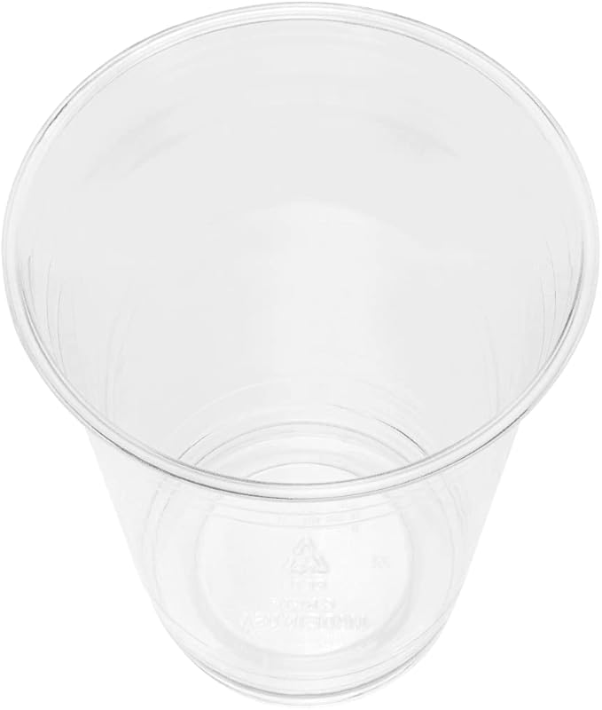 Karat [1,000 ct] 16oz Plastic Cups, Clear Disposable Cold Cup For Iced Coffee, Smoothies, and More, 98mm (C-KC16)
