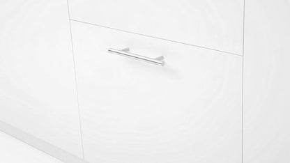 ZURI Furniture Reagan Modern Polished Office Storage and Filing Cabinet Credenza - White