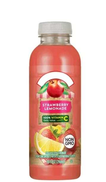 Apple nd Eve's Lemonade Variety Pack, 10 fl. oz. Bottles, 12 Pack (6 Lemonade + 6 Strawberry Lemonade)
