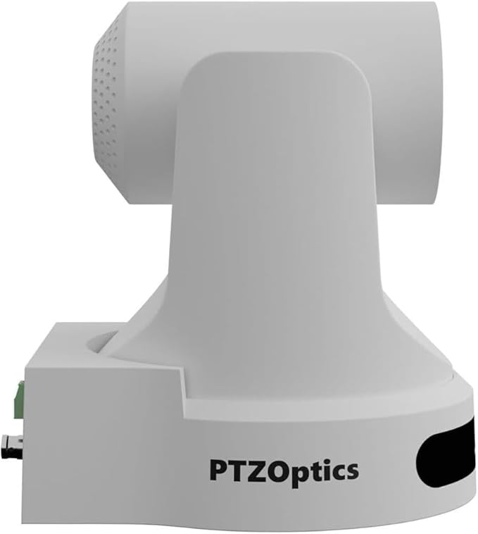 PTZOptics Move SE 30x 1080p Full HD Advanced PTZ Auto-Tracking Pan Tilt Zoom Camera for Live Streaming and Video Production (White)