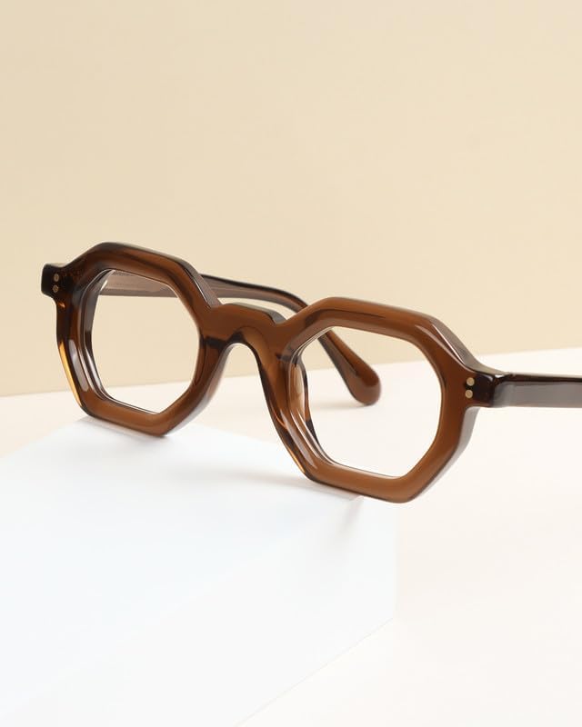 Blue Light Blocking Glasses - Anti Glare & Eyestrain, 99% Filter, Lightweight Acetate Frame for Gaming/Office/Reading