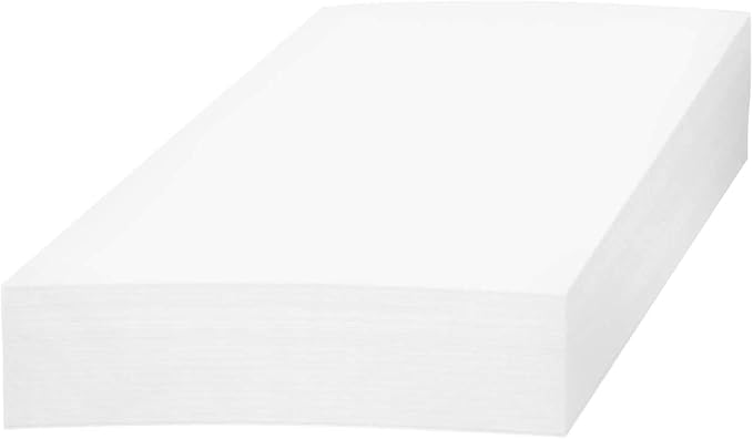 A5 Premium Multi Purpose White Paper - 24 lb (90 GSM) | For Copy, Printing, Writing | 5.83" x 8.27" inches (148 x 210 mm - Half of A4) | Full ream of 250 Sheets