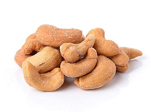 Dry Roasted Cashews Himalayan Salted (5 Lbs.) - Baked in Small Batches for Added Freshness - Oven Roasted to Perfection without Oil - Farm Fresh Nuts