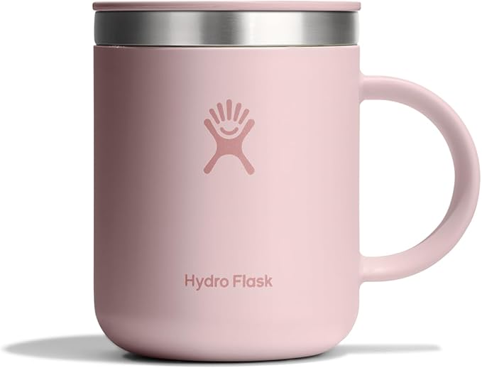 Hydro Flask Coffee Mug – Insulated Stainless Steel, Non Spill, Leak Resistant Travel Mug 12 Oz Trillium Pink